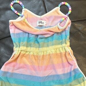 Lola + The Boys Rainbow Striped One Piece